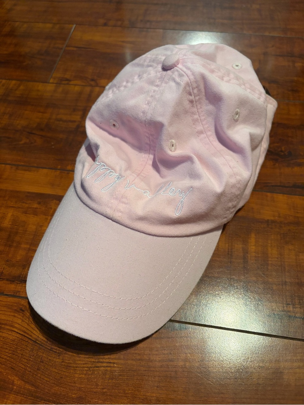 Happy Valley Pink Embroidered Baseball Cap